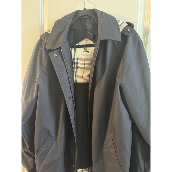 Burberry Women’s Y2K Winter Jacket With Zip Wool Lining Size 14Retail $2000 Plus - Picture 10 of 11